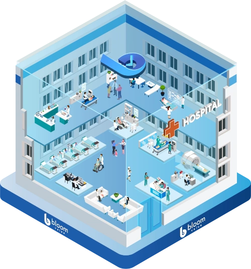 Exterior view of Bloom Value hospital box concept